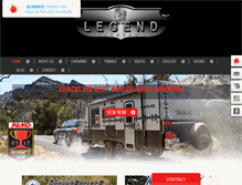 Tablet Screenshot of legendcaravans.com.au